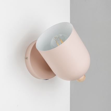Brilagi - Wandspot GALLION 1xE27/15W/230V roze