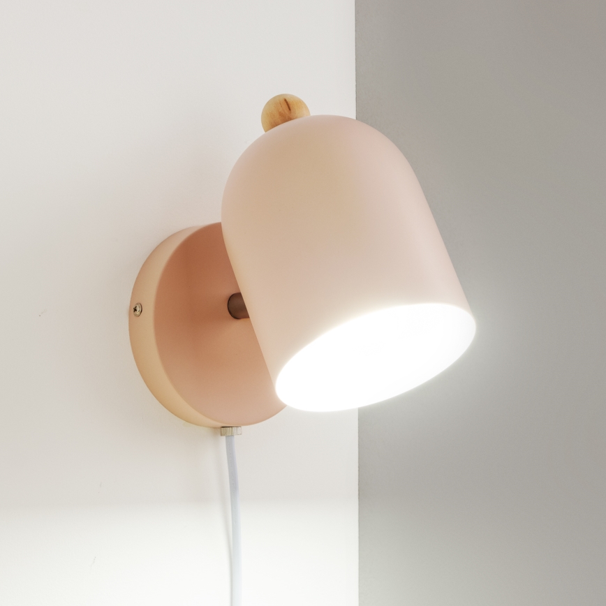 Brilagi - Wandspot GALLION 1xE27/15W/230V roze