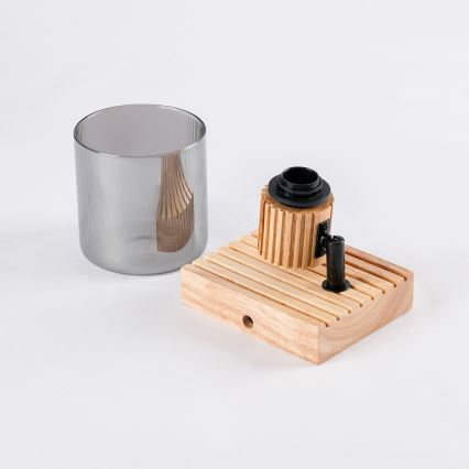 Brilagi - Wandspot HYGGE 1xE14/15W/230V rubberhout/rookkleurig