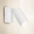 Brilagi - Wandspot met schakelaar SELE 1xGU10/30W/230V wit