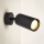 Brilagi - Wandspot met schakelaar SELE 1xGU10/30W/230V zwart