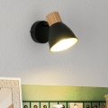 BRILAGI - Wandspot ODENSE 1xE14/10W/230V hout/zwart