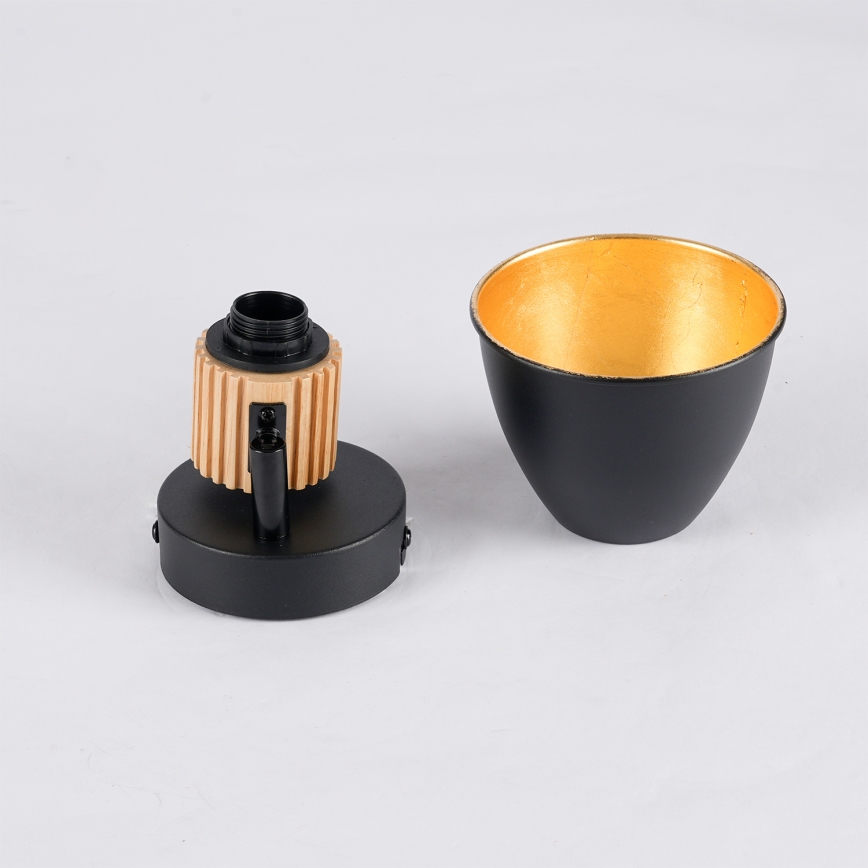 Brilagi - Wandspot ODENSE 1xE14/10W/230V hout/zwart