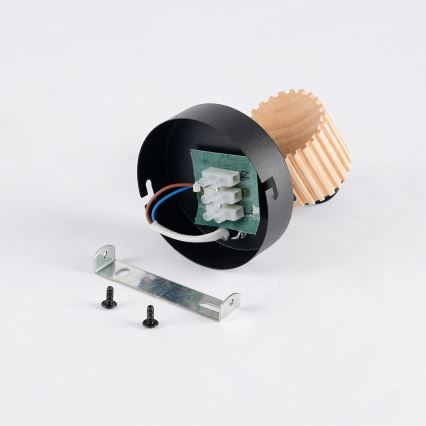 Brilagi - Wandspot ODENSE 1xE14/10W/230V hout/zwart