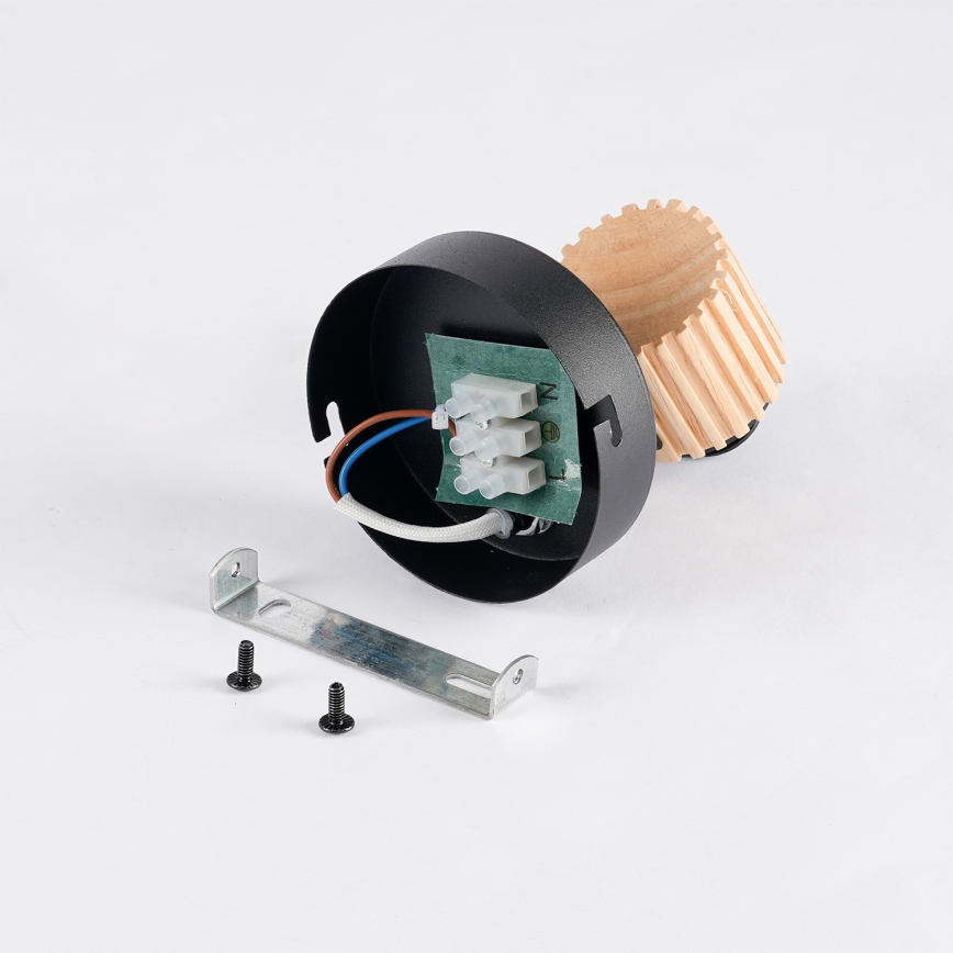 Brilagi - Wandspot ODENSE 1xE14/10W/230V hout/zwart