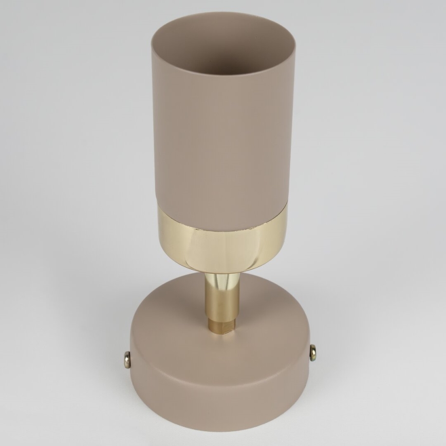 Brilagi - Wandspot POKER 1xGU10/25W/230V beige/goud