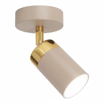 Brilagi - Wandspot POKER 1xGU10/25W/230V beige/goud