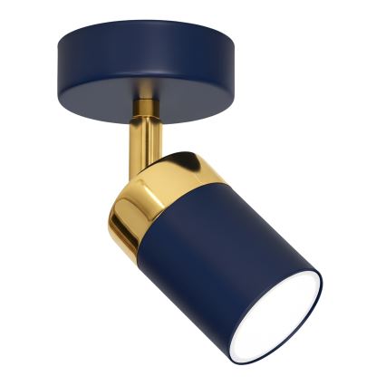 Brilagi - Wandspot POKER 1xGU10/25W/230V blauw/goud