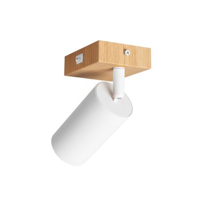 Brilagi - Wandspot SELE 1xGU10/30W/230V wit/eiken decor