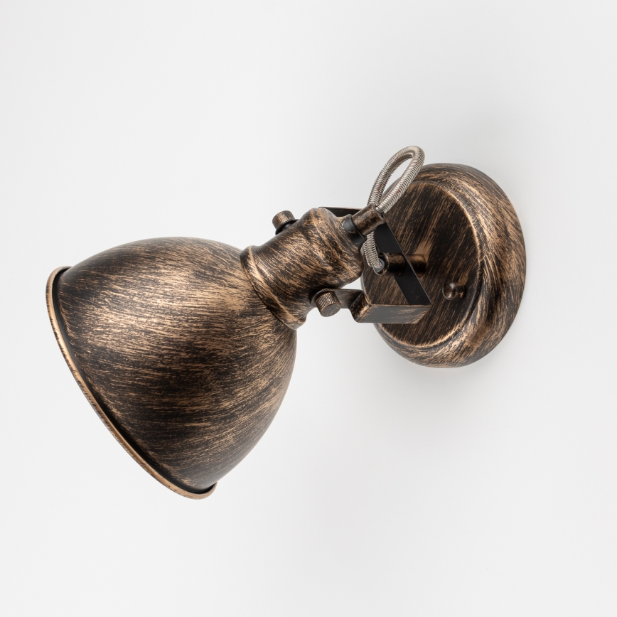 Brilagi - Wandspot TECHNO 1xE27/60W/230V brons/patina