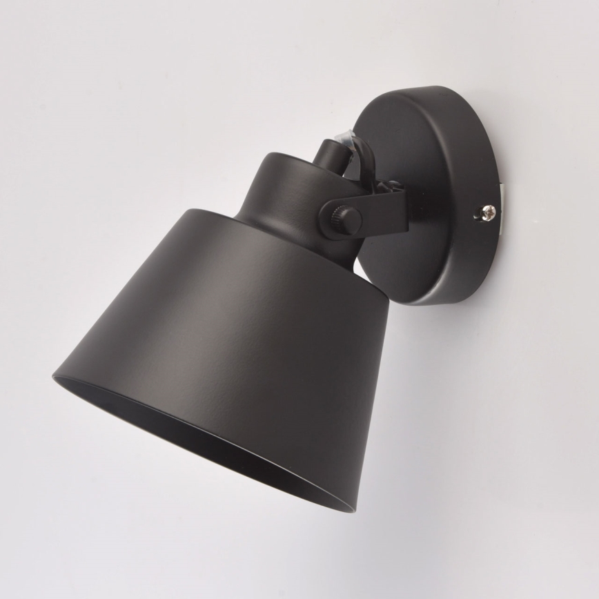 Brilagi - Wandspot TECHNO 1xE27/60W/230V zwart