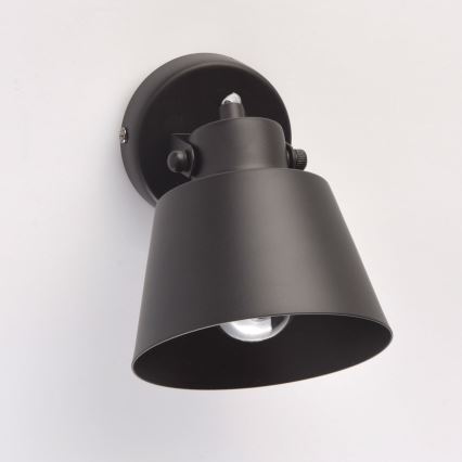 Brilagi - Wandspot TECHNO 1xE27/60W/230V zwart