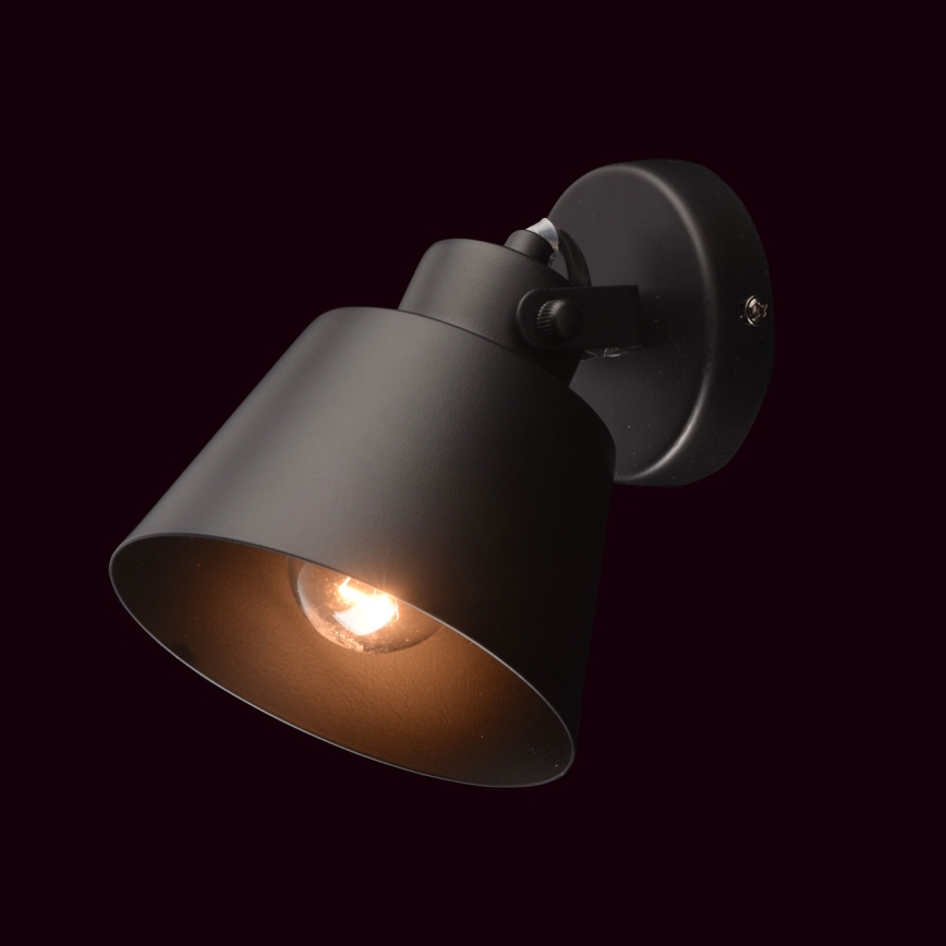 Brilagi - Wandspot TECHNO 1xE27/60W/230V zwart