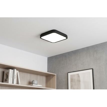 BRILAGI - LED plafondlamp voor de badkamer ZENNA LED/36W/230V 41x41 cm IP44 zwart