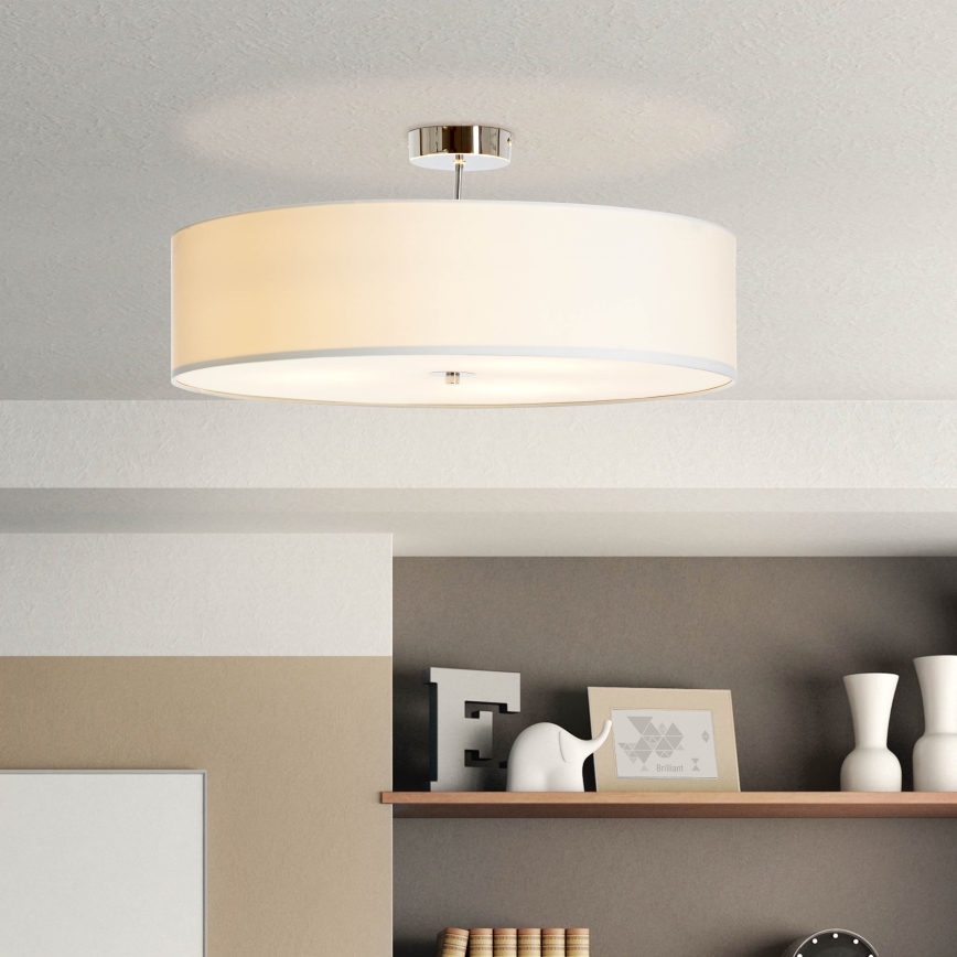 Brilliant - Bevestigde hanglamp ANDRIA 3xE27/60W/230V diameter 60 cm wit