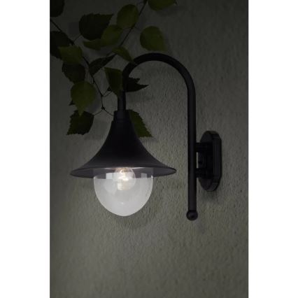 Brilliant - Buiten wandlamp BERNA 1xE27/60W/230V IP44 zwart