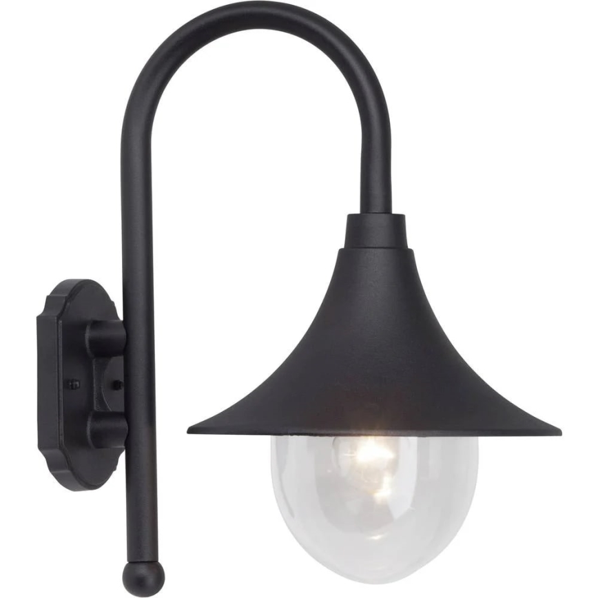 Brilliant - Buiten wandlamp BERNA 1xE27/60W/230V IP44 zwart