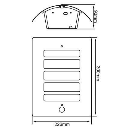 Brilliant - Buitenwandlamp met bewegings- en schemersensor TODD 1xE27/60W/230V IP44 antraciet