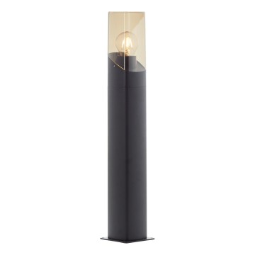 Brilliant - Buitenlamp MINOU 1xE27/10W/230V 60 cm IP44 zwart/gerookt