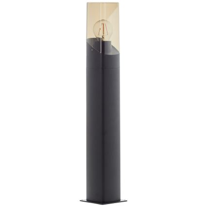 Brilliant - Buitenlamp MINOU 1xE27/10W/230V 60 cm IP44 zwart/gerookt