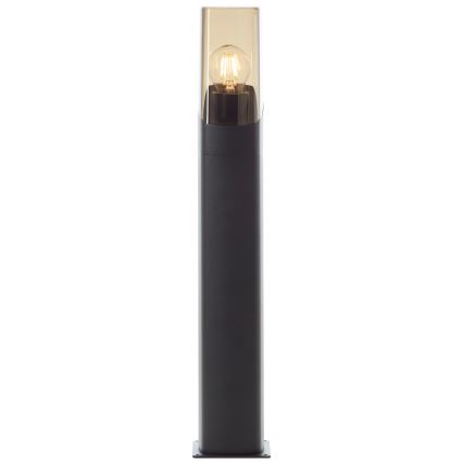 Brilliant - Buitenlamp MINOU 1xE27/10W/230V 60 cm IP44 zwart/gerookt