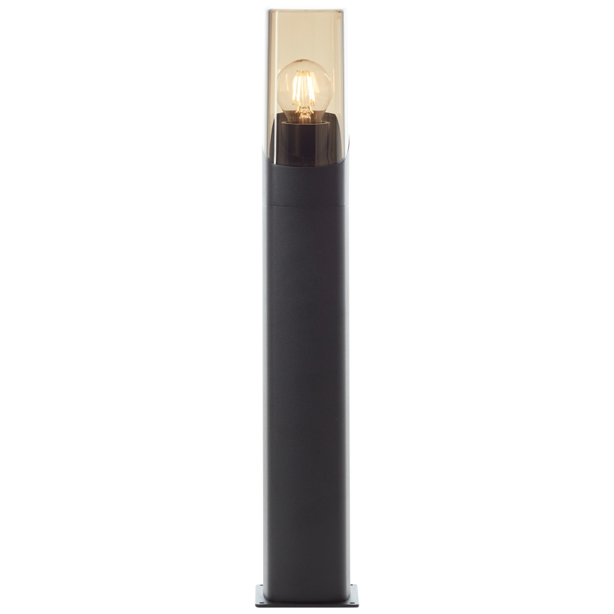 Brilliant - Buitenlamp MINOU 1xE27/10W/230V 60 cm IP44 zwart/gerookt