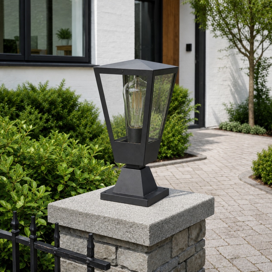 Brilliant - Buitenlamp WESTDLIFF 1xE27/20W/230V 30,7 cm IP44 antraciet