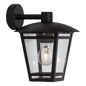 Brilliant - Buitenwandlamp RILEY 1xE27/40W/230V IP44 zwart