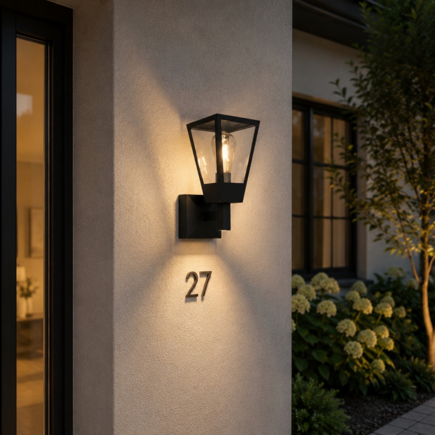 Brilliant - Buitenwandlamp WESTDLIFF 1xE27/20W/230V IP44 antraciet