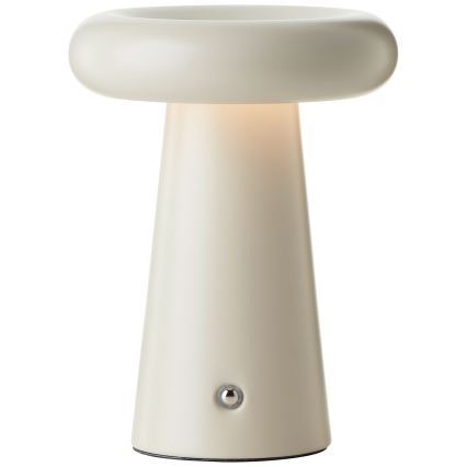 Brilliant - Dimbaar LED touch tafellampje MUFFIN LED/3W/5V USB 2600 mAh IP44 krém