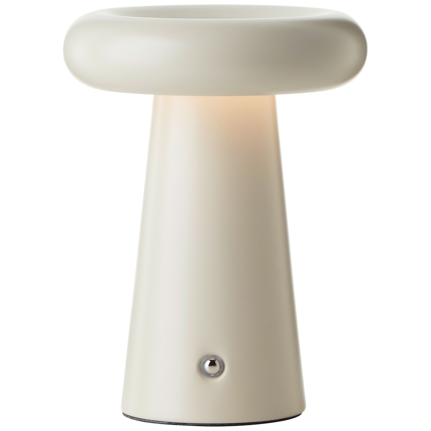 Brilliant - Dimbaar LED touch tafellampje MUFFIN LED/3W/5V USB 2600 mAh IP44 krém