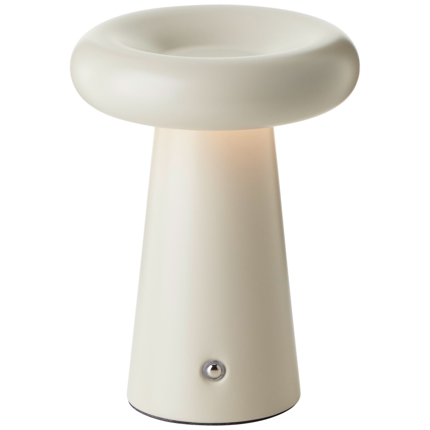 Brilliant - Dimbaar LED touch tafellampje MUFFIN LED/3W/5V USB 2600 mAh IP44 krém