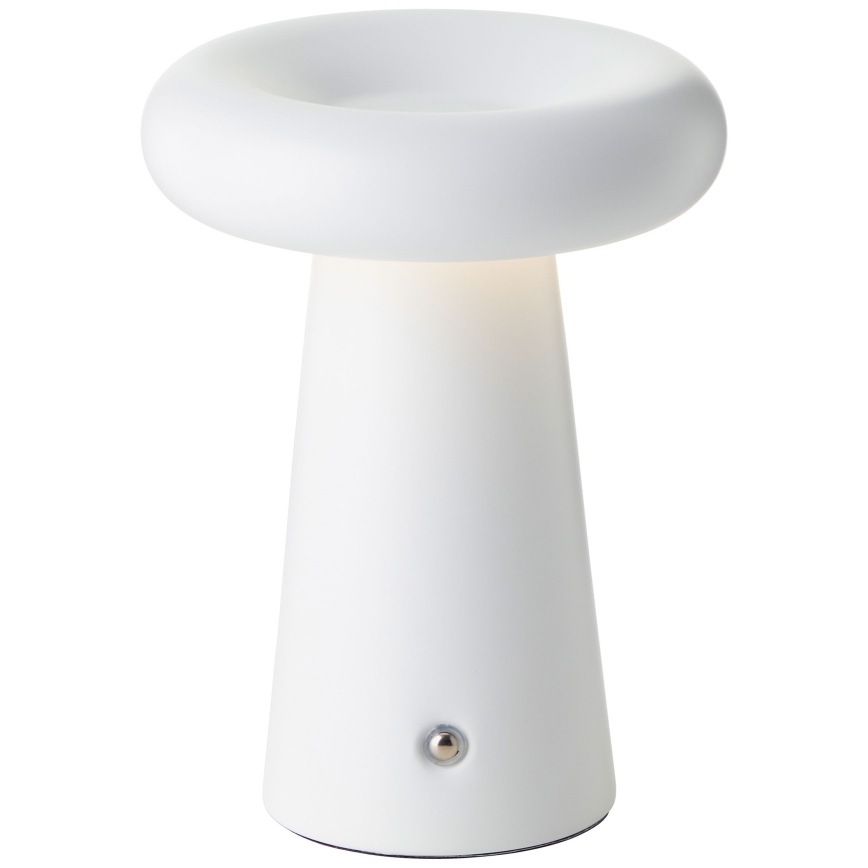 Brilliant - LED Dimbaar aanraken buitenshuis tafellamp MUFFIN LED/3W/5V USB IP44 wit