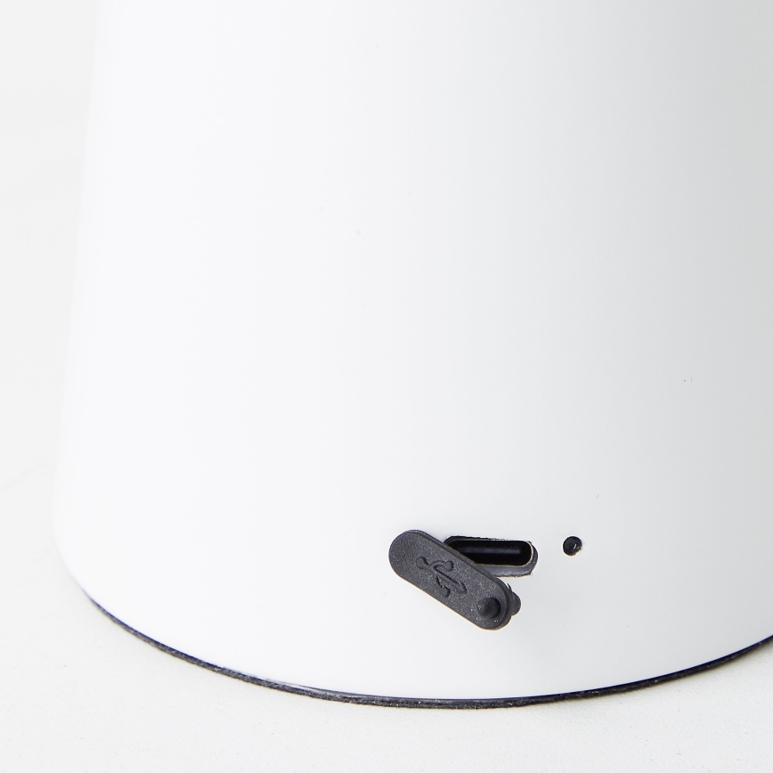 Brilliant - LED Dimbaar aanraken buitenshuis tafellamp MUFFIN LED/3W/5V USB IP44 wit