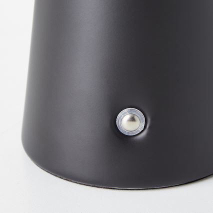 Brilliant - LED Dimbaar aanraken buitenshuis tafellamp MUFFIN LED/3W/5V USB IP44 zwart