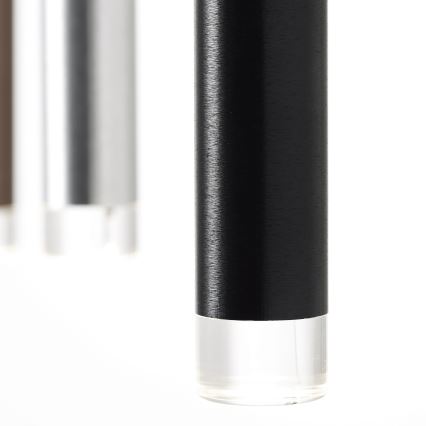 Brilliant - LED-dimbare hanglamp aan kabel CEMBALO LED/32W/230V mat chroom/zwart/bruin