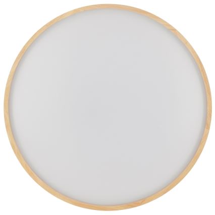 Brilliant - Dimbare LED-plafondlamp ALSON LED/17W/230V 3000-6500K Ø 49,5 cm rubberhout + afstandsbediening