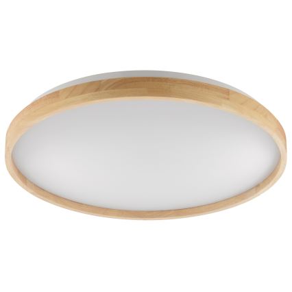 Brilliant - LED Dimbare plafondlamp ALSON LED/21W/230V 3000-6500K Ø 49,5 cm rubberhout + afstandsbediening