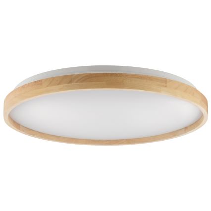 Brilliant - LED Dimbare plafondlamp ALSON LED/21W/230V 3000-6500K Ø 49,5 cm rubberhout + afstandsbediening