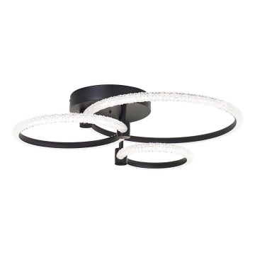 Brilliant - Dimbare LED Plafondlamp AYDIN LED/34W/230V 3000-6500K zwart + afstandsbediening