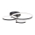 Brilliant - Dimbare LED Plafondlamp AYDIN LED/34W/230V 3000-6500K zwart + afstandsbediening
