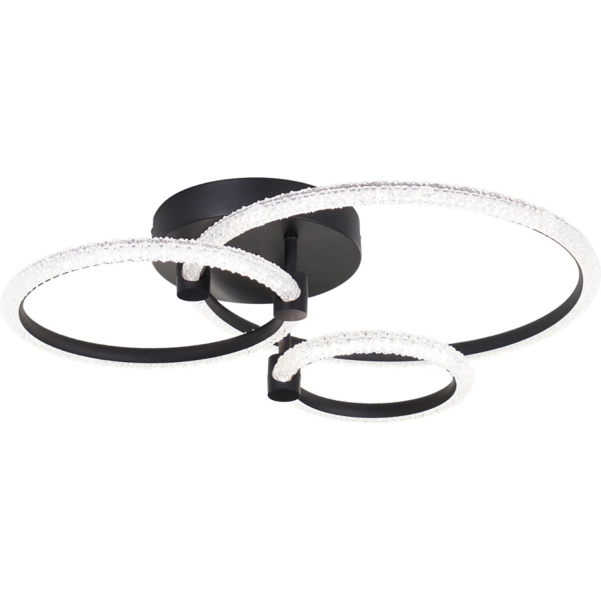 Brilliant - Dimbare LED Plafondlamp AYDIN LED/34W/230V 3000-6500K zwart + afstandsbediening