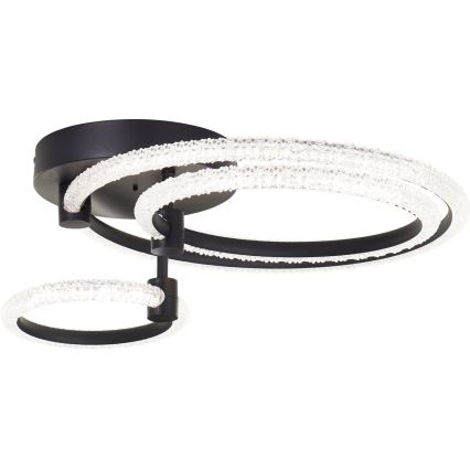 Brilliant - Dimbare LED Plafondlamp AYDIN LED/34W/230V 3000-6500K zwart + afstandsbediening