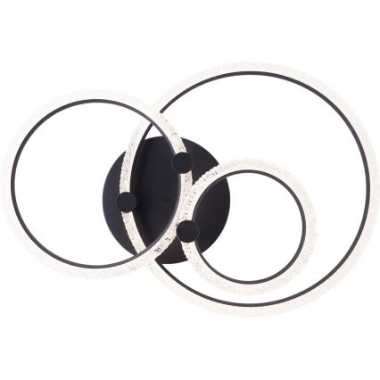 Brilliant - Dimbare LED Plafondlamp AYDIN LED/34W/230V 3000-6500K zwart + afstandsbediening