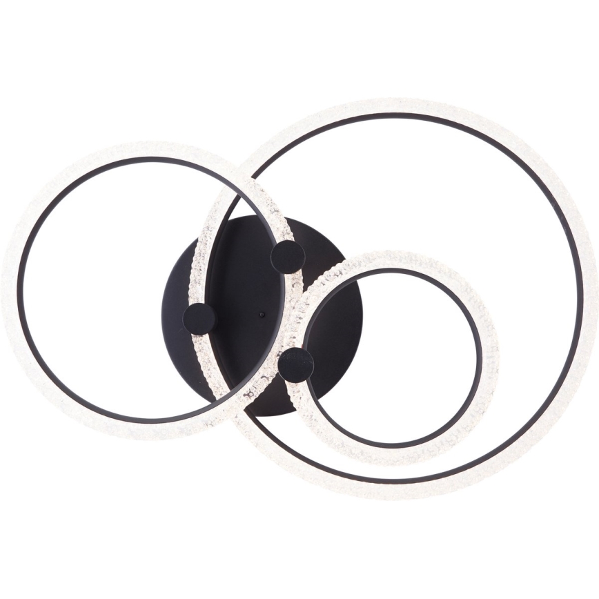 Brilliant - Dimbare LED Plafondlamp AYDIN LED/34W/230V 3000-6500K zwart + afstandsbediening