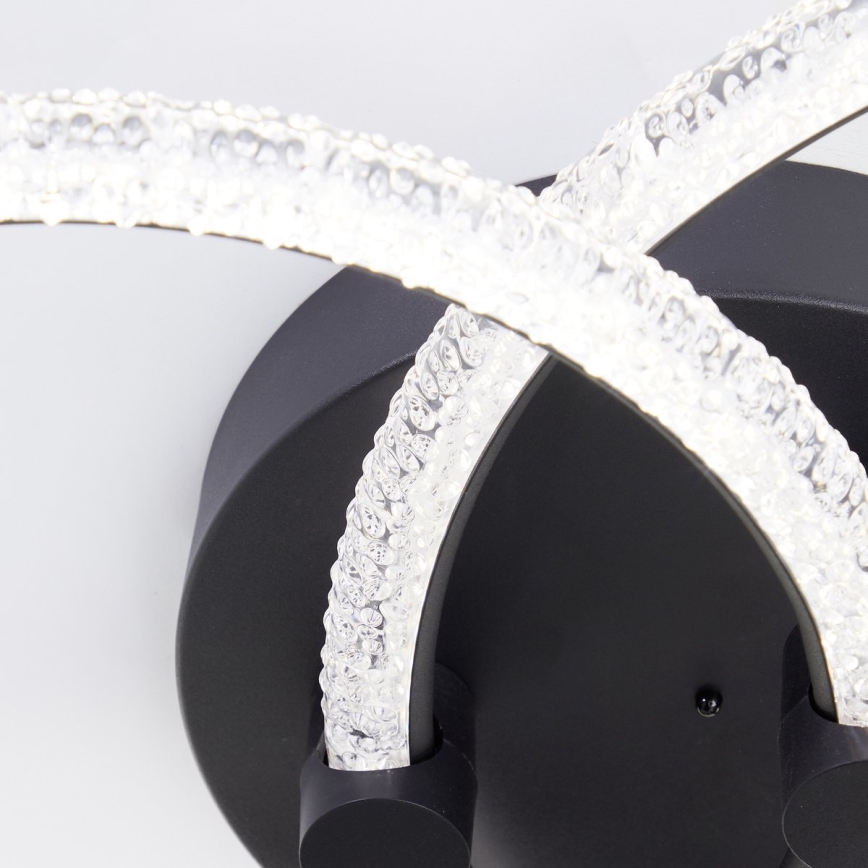 Brilliant - Dimbare LED Plafondlamp AYDIN LED/34W/230V 3000-6500K zwart + afstandsbediening