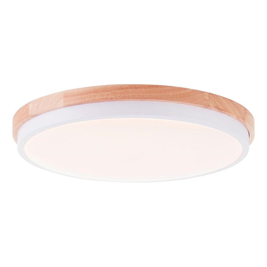 Brilliant - Dimbare LED Plafondlamp BAARLO LED/24W/230V diameter 35 cm wit/rubber vijg - FSC gecertificeerd