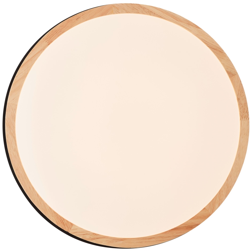 Brilliant - Dimbare LED Plafondlamp BAARLO LED/24W/230V diameter 35 cm zwart/rubber vijg - FSC gecertificeerd