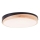 Brilliant - Dimbare LED Plafondlamp BAARLO LED/24W/230V diameter 35 cm zwart/rubber vijg - FSC gecertificeerd