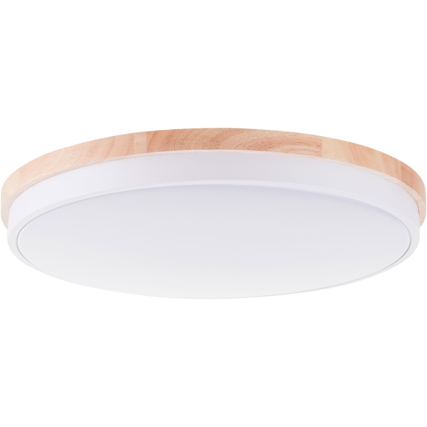 Brilliant - Dimbare LED Plafondlamp BAARLO LED/36W/230V 3000-6500K diameter 50 cm wit/rubber vijg + afstandsbediening - FSC gecertificeerd